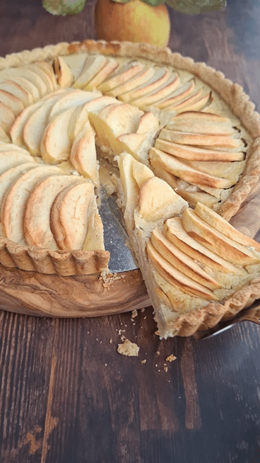 Französische Apfeltarte  Apfeltarte Backen Tarte Aux Pommes