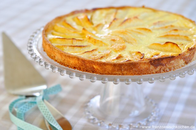 Französische Apfeltarte apfeltarte-gebacken