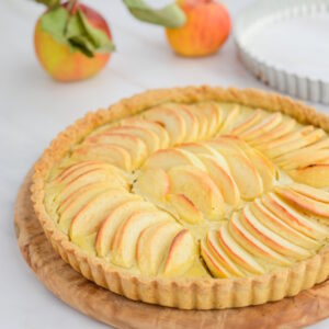 Französische Apfeltarte