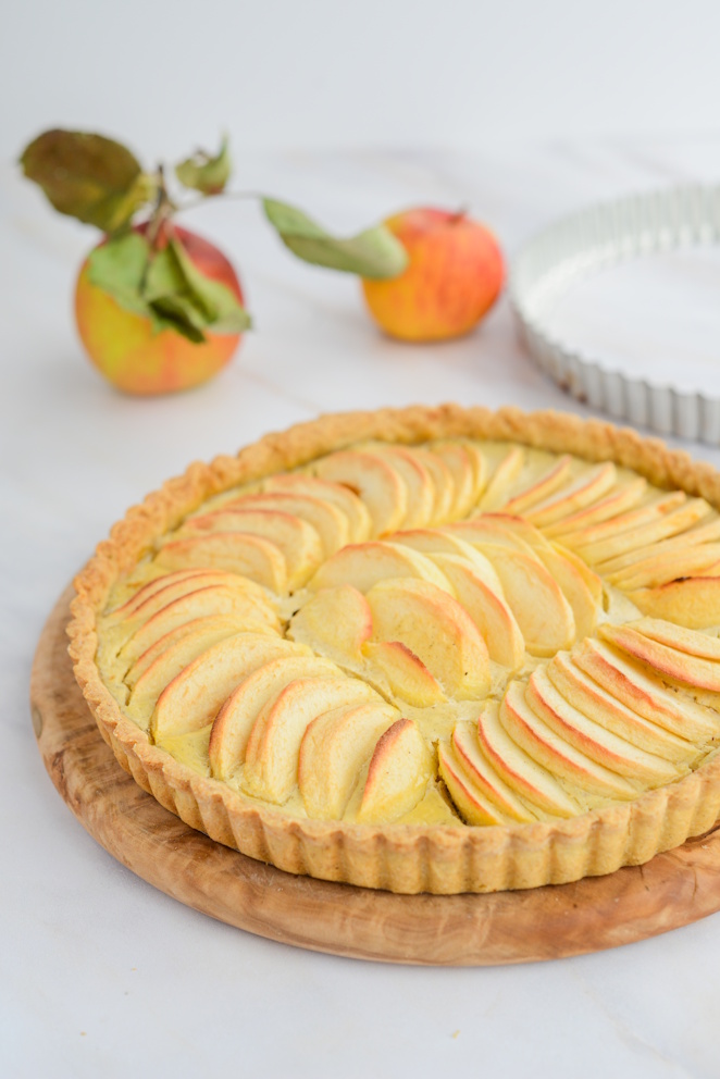 Französische Apfeltarte  Französische Apfeltarte Mit Creme Fraiche