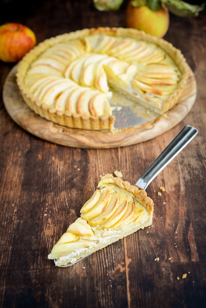 Französische Apfeltarte  Französische Apfeltarte Normandie