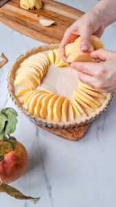 Französische Apfeltarte Französische Apfeltarte Französische Apfeltarte Rezept Backen 10 169x300