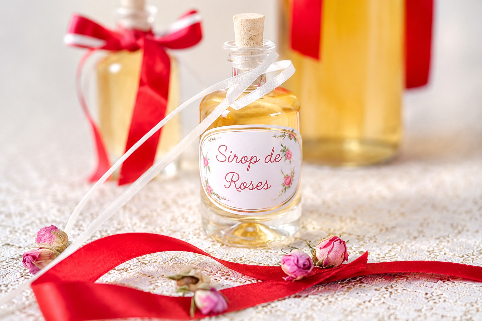 Rosensirup selber machen: einfaches Grundrezept (Sirop de roses) Rosen Sirup Selber Machen