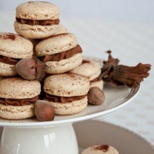 Macarons à la noisette (Haselnuss Macarons)
