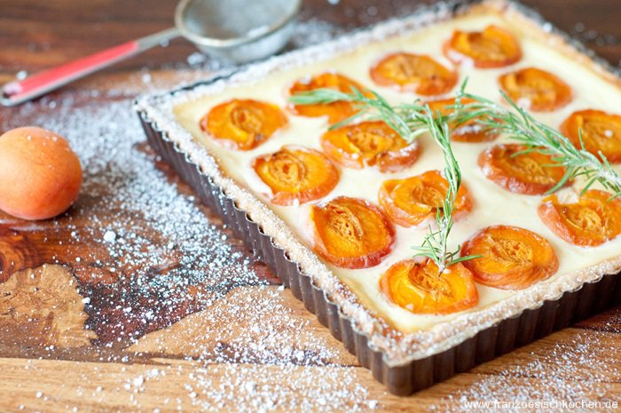  Aprikosen Rosmarin Tarte