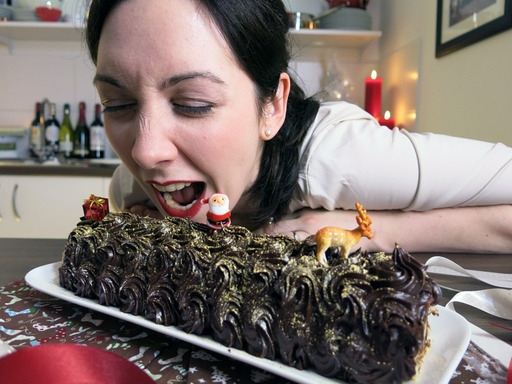 Bûche de Noël chocolat et épices Bûche de Noël chocolat et épices