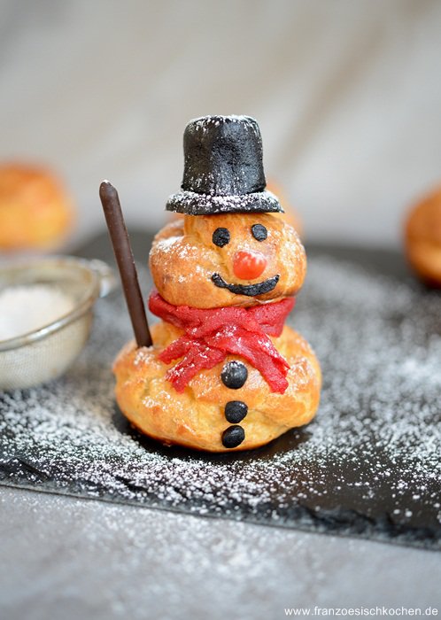  Mini Kuchen Schneemann