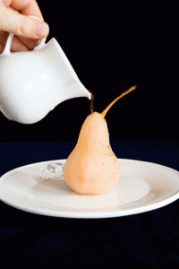 Poire Belle Hélène à la Aurélie ( Birne Helene à la Aurélie )
