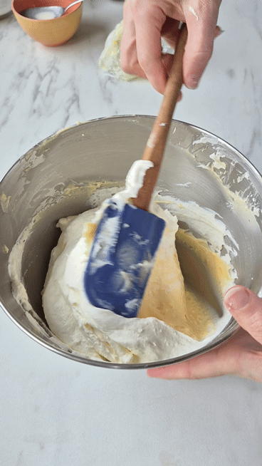 Tarte Tropézienne: französischer Brioche-Kuchen Creme Diplomate Rühren