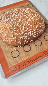 Tarte Tropézienne: französischer Brioche-Kuchen Tropezienne Schritt 38 Brioche Teigling Auf Backblech
