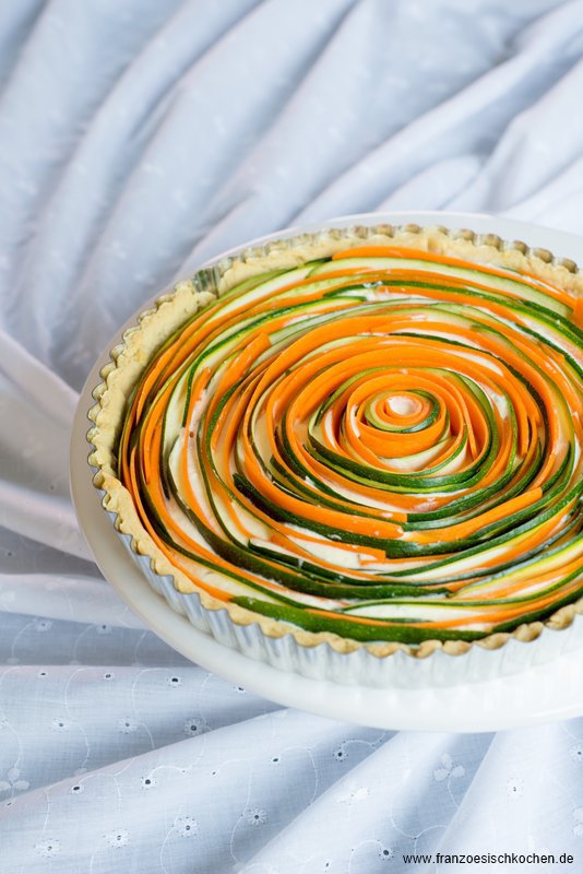  Salzige Tarte Möhren Zucchini 12
