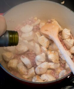Poulet Basquaise tout simple ( Baskisches Huhn ganz einfach ! ) Poulet Basquaise Baskisches Huhn Ganz Einfach Kochen 2 248x300