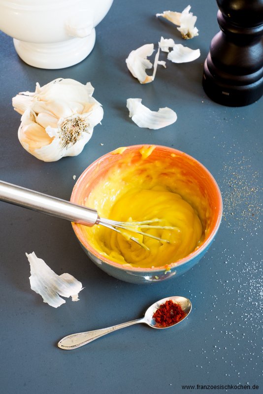  Rouille Sauce Schritt 1 Rouille Anrühren Mit Schneebesen