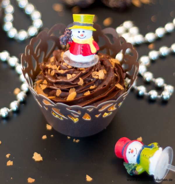Lebkuchen Cupcake mit knuspriger Ganache DSC_1374 1 Copier