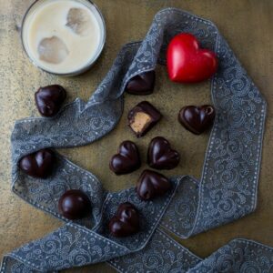 Pralinen mit Dulcey Schokolade und Baileys