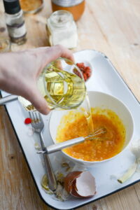 Rouille Rouille Sauce Schritt 17 Öl In Eimasse Giessen
