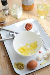 Rouille Rouille Sauce Schritt 3 Zutaten Für Rouille Vorbereitet