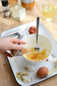 Rouille Rouille Sauce Schritt 9 Ei Und Zutaten Vorbereiten