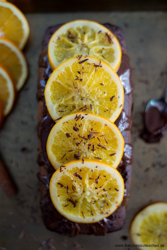Gâteau orange cannelle et chocolat ( Orangen-Zimt-Schokoladen-Kuchen) Orangen Zimt Schokoladen Kuchen 4