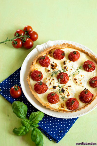  Quiche Mit Tomaten Und Ziegenkäse