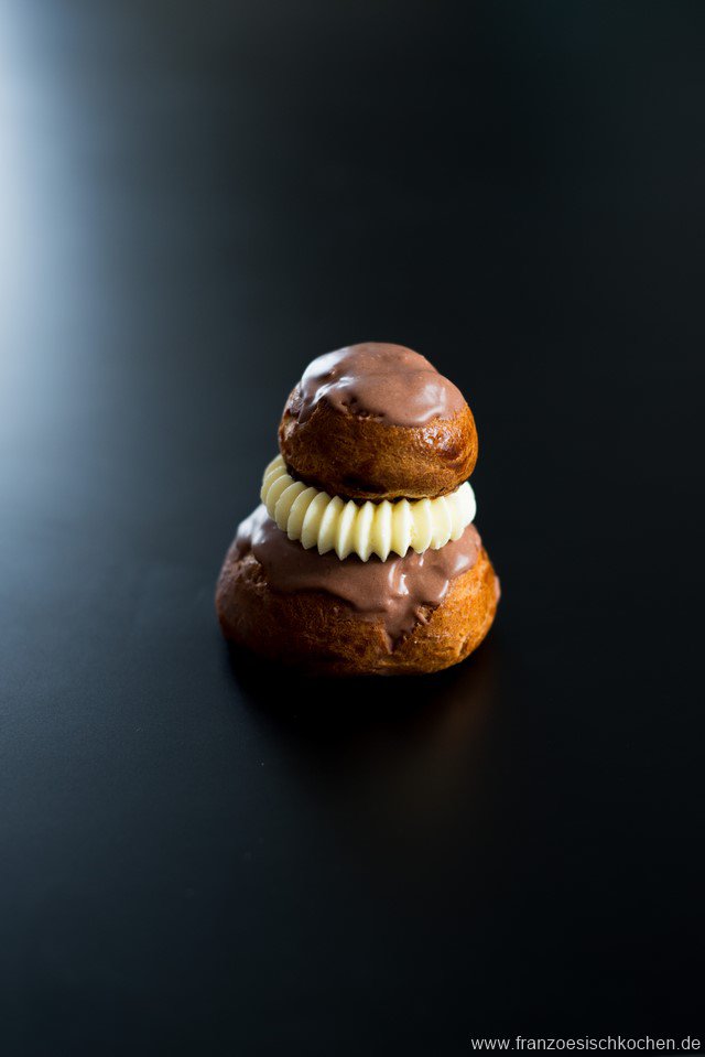 Religieuse au chocolat (Schokoladen-Windbeutel) Religieuse Au Chocolat 6