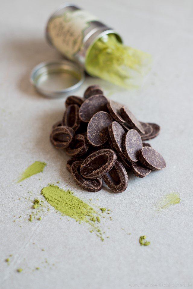 Truffes noires au Matcha (Matcha Trüffeln mit Bitterschokolade) DSC_5074 1 Kopie