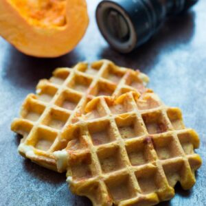 Gaufres féta et potimarron (Feta-Kürbis Waffeln)
