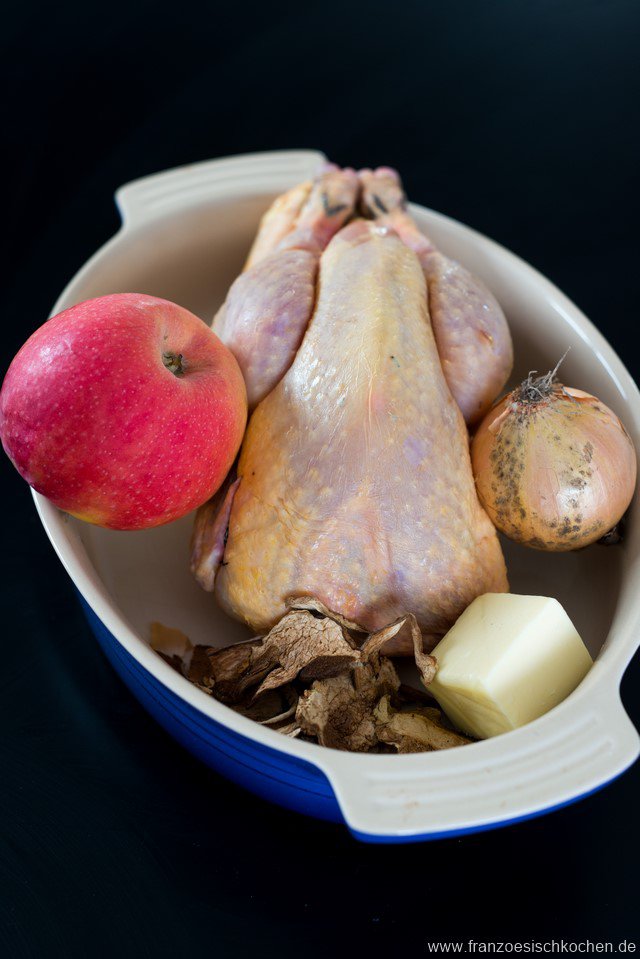 Poularde en croûte de sel (Poularde im Salzmantel) Rezept