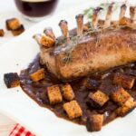 Rezepte a-z Carre Dagneau A La Biere Et Au Pain Depiceslammkarree Mit Bier Und Lebkuchen 150x150