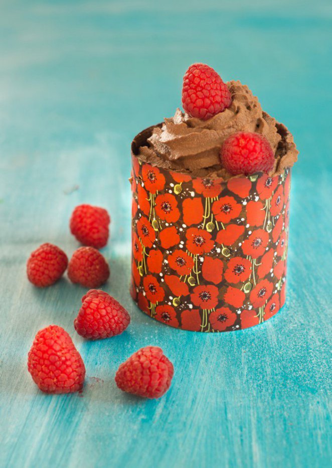 Entremets Passion / Mousse au chocolat Entremets Passion / Mousse au chocolat