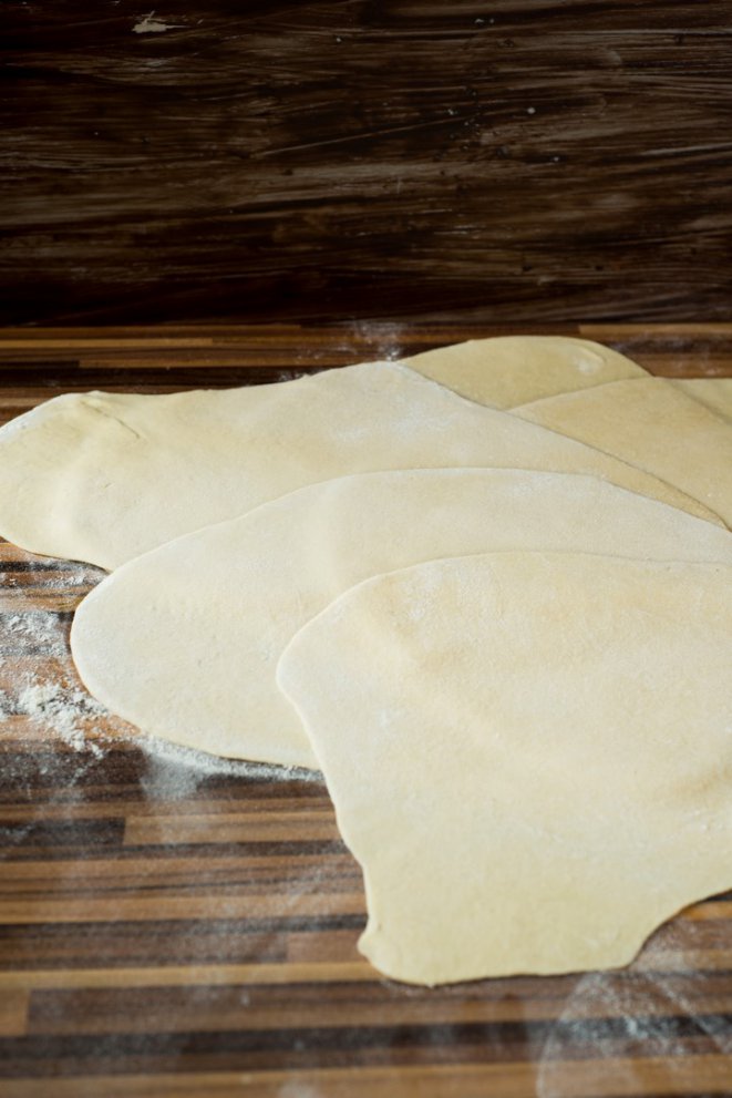  Hefe Blätterteig Schritt 11 Ausgerollter Hefe Blätterteig Roh