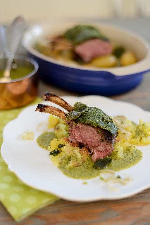 Lammkarree mit Kräuterkruste Rezept