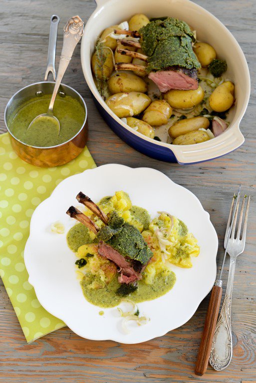 Lammkarree mit Kräuterkruste Rezept