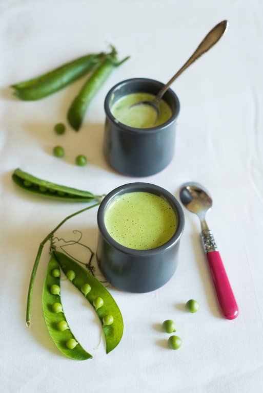 Soupe crémeuse petits pois-menthe (cremige Erbsen-Minz-Süppchen) DSC_3985 1 Kopie