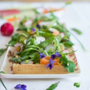 Tarte salée du jardin