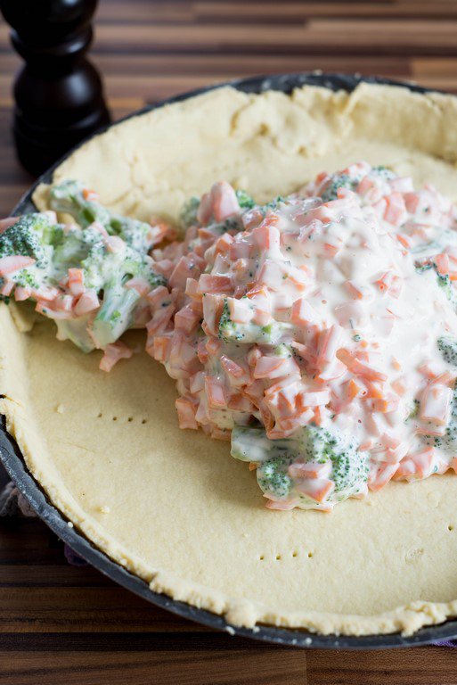 Brokkoli Möhren Quiche Rezept