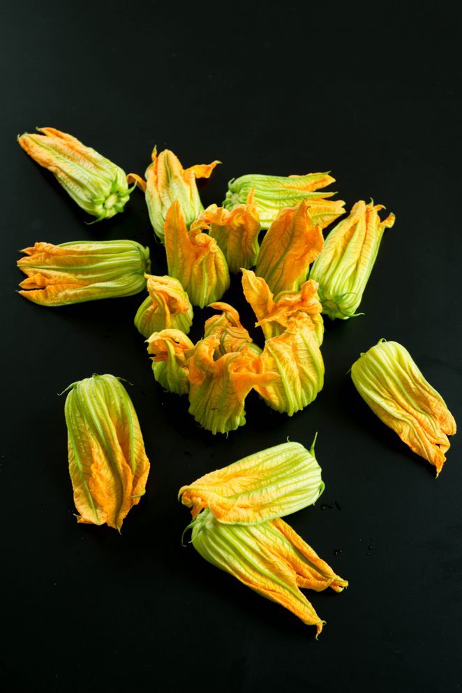Gefüllte Zucchiniblüten (Fleurs de courgettes farcies) DSC_4776 Kopie