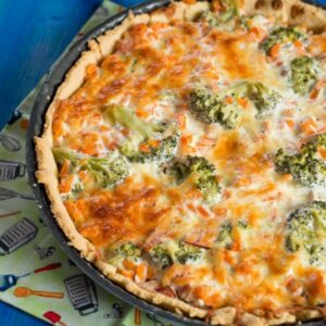 Brokkoli Möhren Quiche