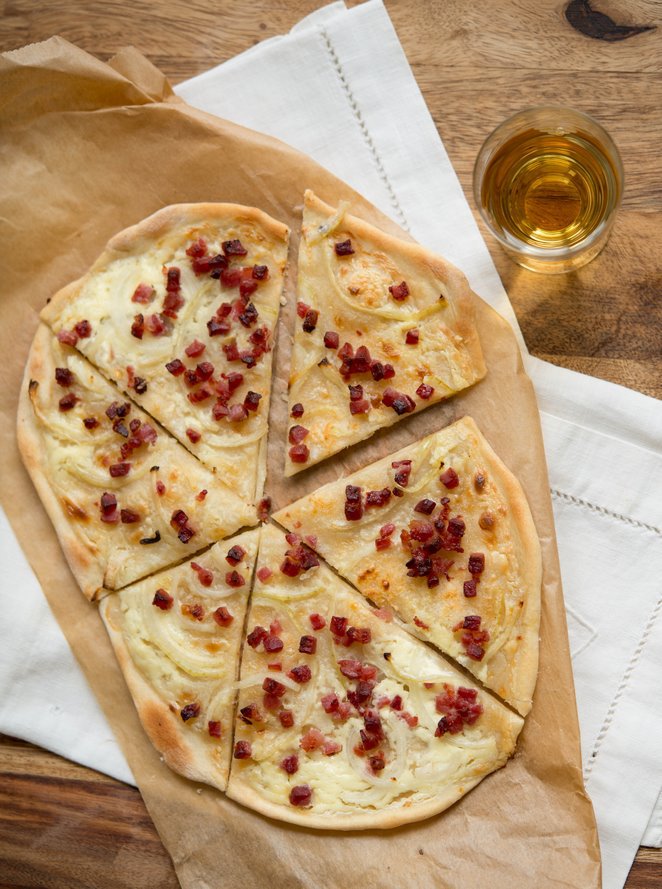 Original Elsässer Flammkuchen (Tarte flambée) einfacher-flammkuchen-rezept