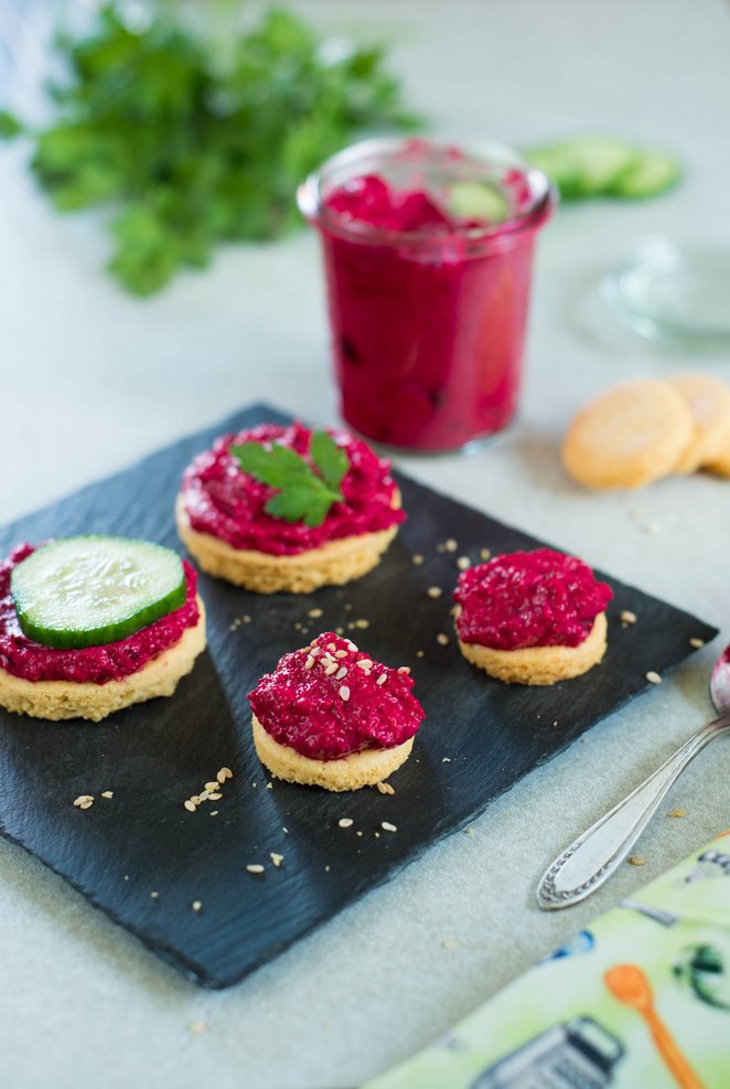 Rote-Bete-Aufstrich (Rillettes de Betterave) Rote Bete Aufstrich 2
