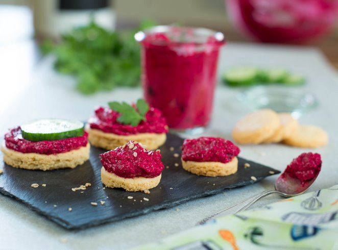 Rote-Bete-Aufstrich (Rillettes de Betterave) Rote Bete Aufstrich 4
