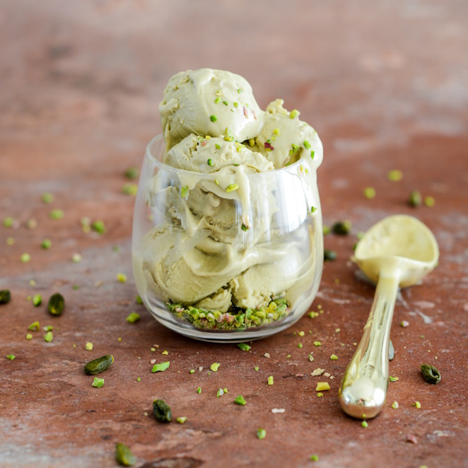 Pistazien-Eis selber machen Rezept | Französisch kochen