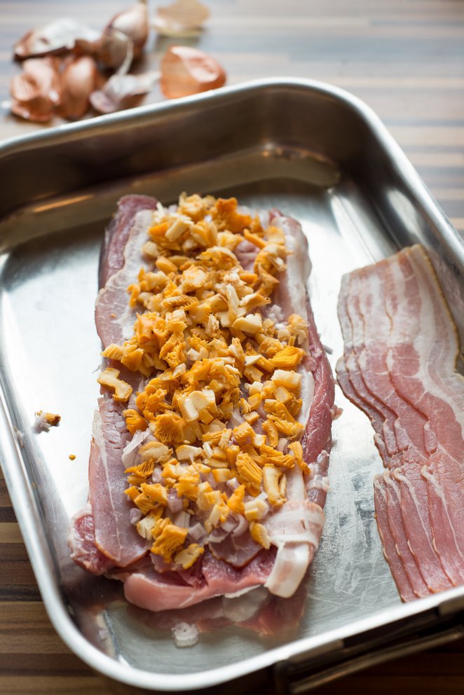 Schweinefilet mit Pfifferlingen (Filet de Porc aux chanterelles) DSC_1008 Kopie