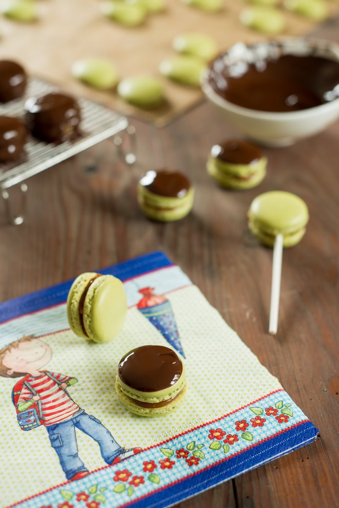 Toffee Macarons - Salzbutterkaramell und Schokolade (Macarons Mi-cho-ko) DSC_9131 Kopie