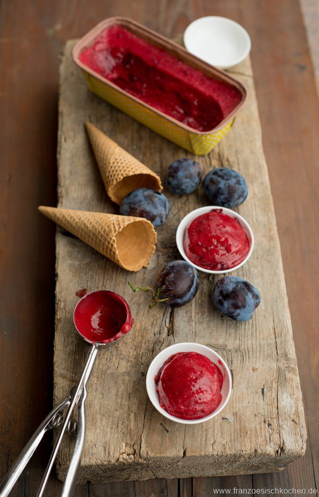  Pflaumen Und Zimt Sorbet Ohne Eismaschine