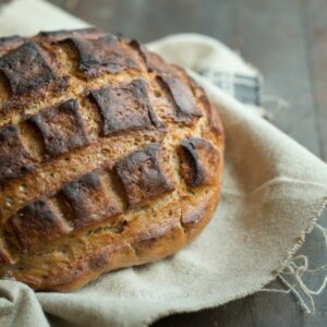 Vollkornbrot mit Roggen (pain complet au seigle)