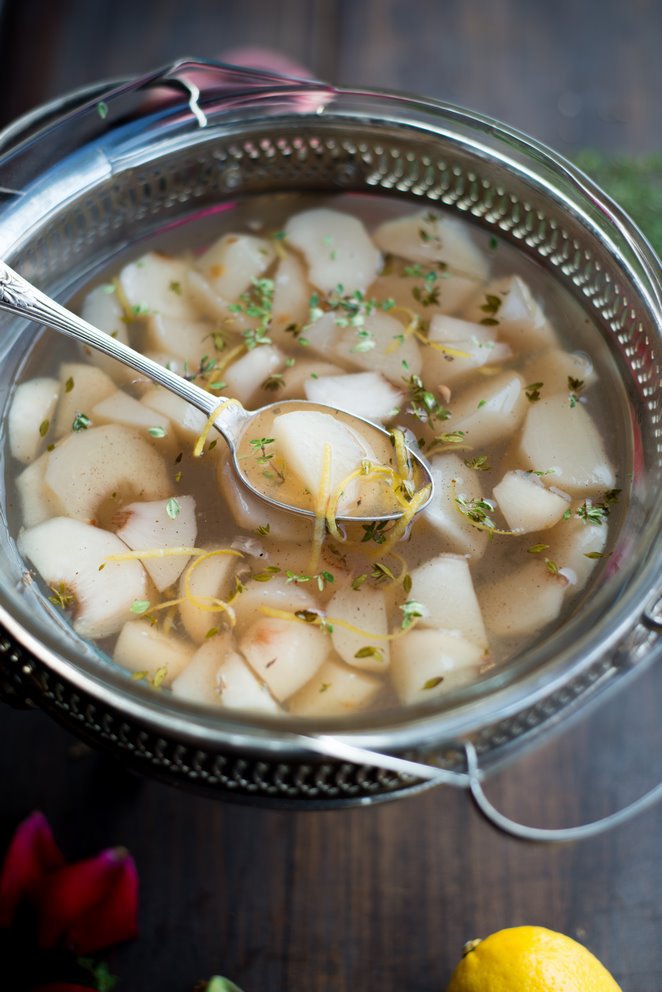 Sommerliche Pfirsisch-Zitronen-Thymian Suppe (Soupe de Pèches et Thym Citron) DSC_3549-Kopie