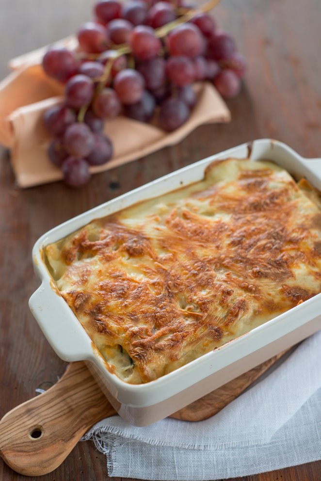 Lasagne mit Enten-Confit & Pfifferlingen und das Basis-Rezept für Bechamel Sauce (FAQ) DSC_6928 Kopie