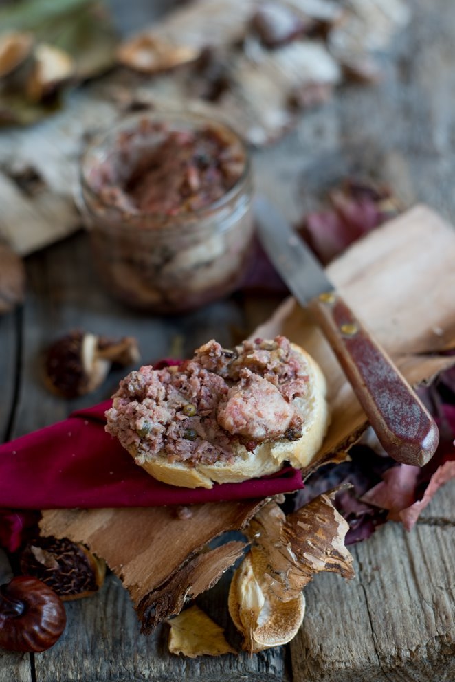 Kaninchen-Terrine mit grünem Pfeffer (Terrine de lapin au poivre vert) DSC_7547-Kopie