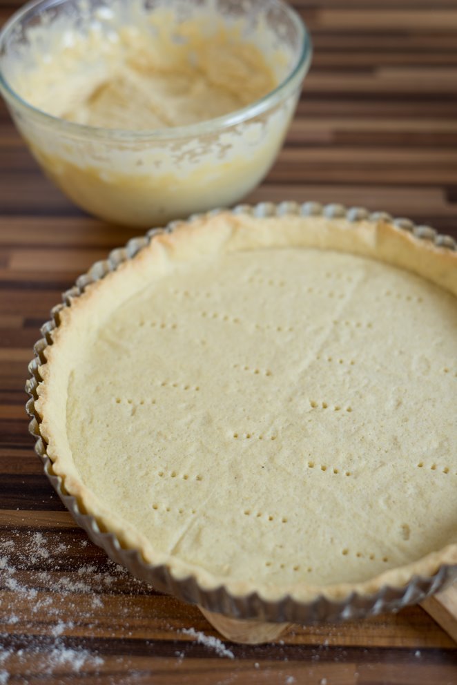  Tarte Bourdaloü Pfirsich Schritt 6 Mürbeteig In Tarteform Vorgebacke